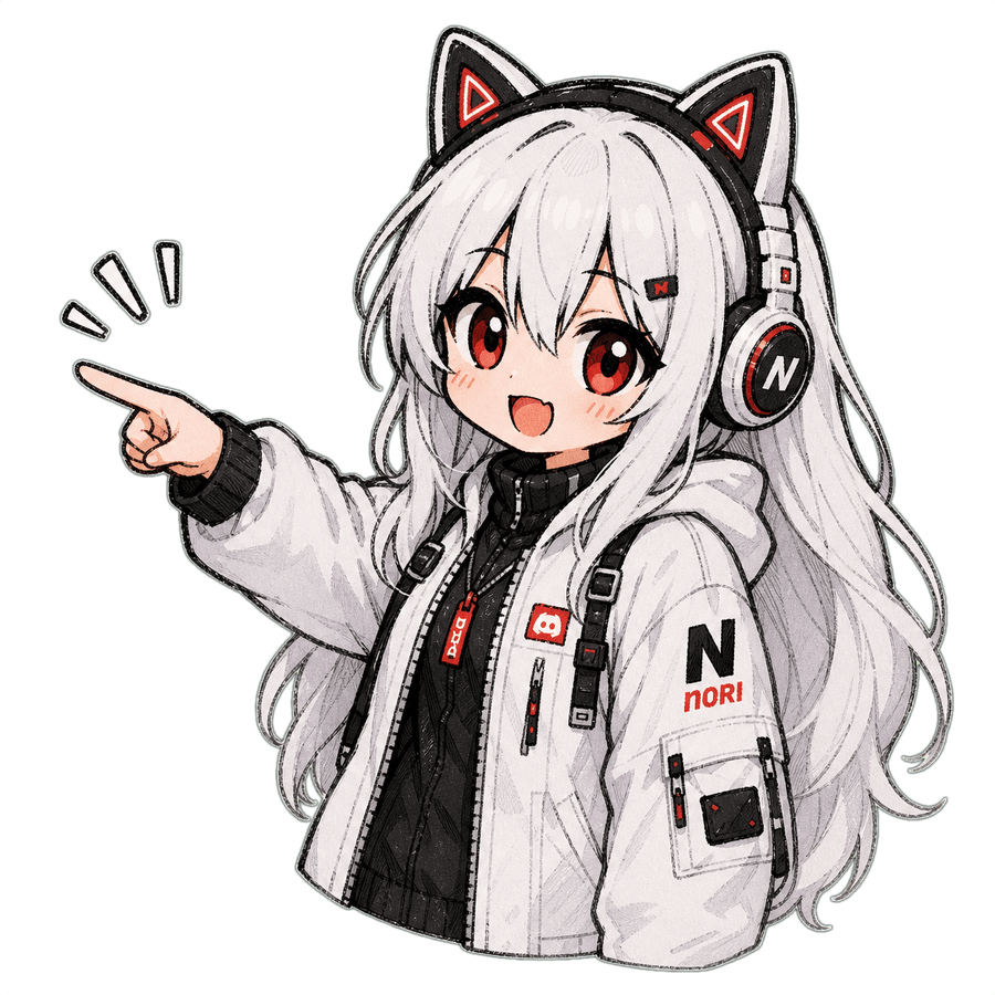 Nori destacando recursos