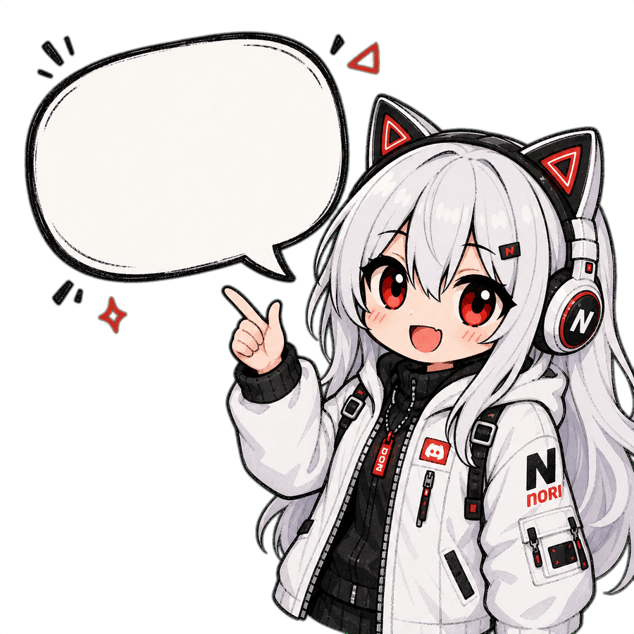 Nori convidando para interagir